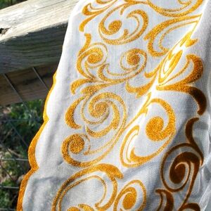 6 Vintage Authentic 1970s Curtains , pinch pleat,  90 x 24 inches each